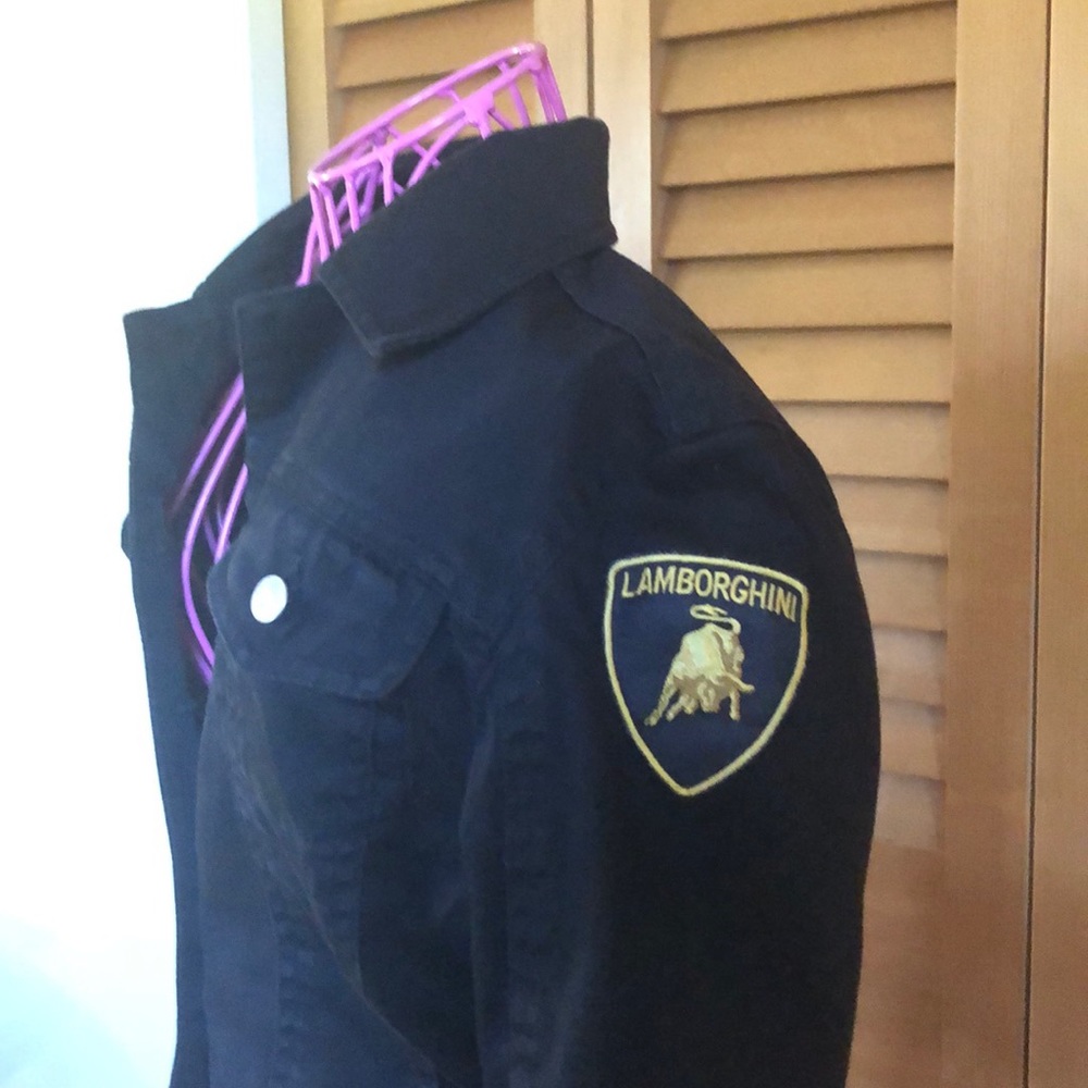 Black denim jacket - Picture 2 of 5
